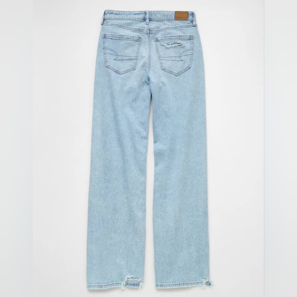 Dreamy Drape Stretch Super High-Waisted Baggy Wide-Leg Jean - Picture 2 of 6